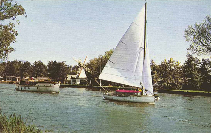 On the River Bure near Horning Ferry 1960s