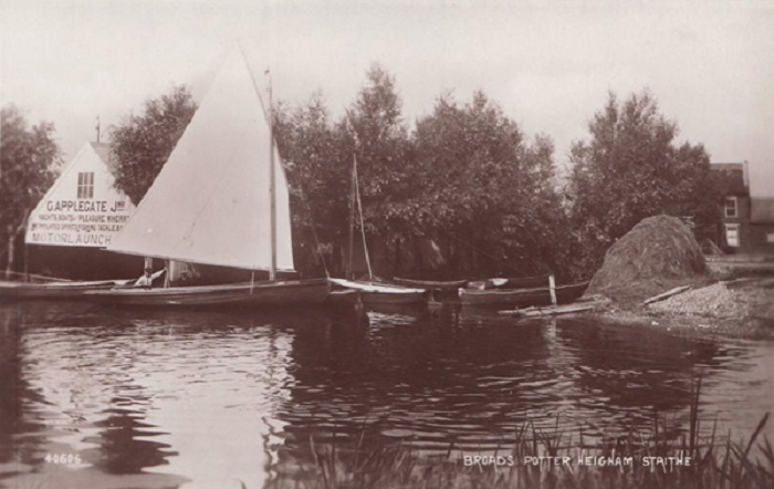 Applegate's boatyard, Potter Heigham c1910