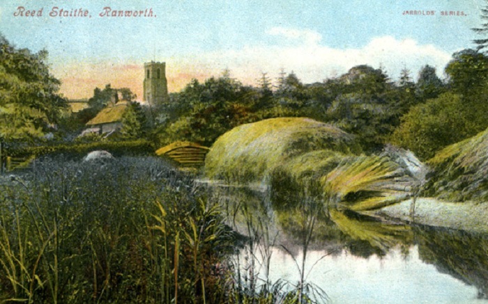 Reed Staithe at Ranworth c1905