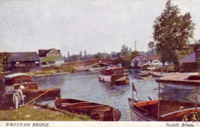 Wroxham Bridge 1950s
