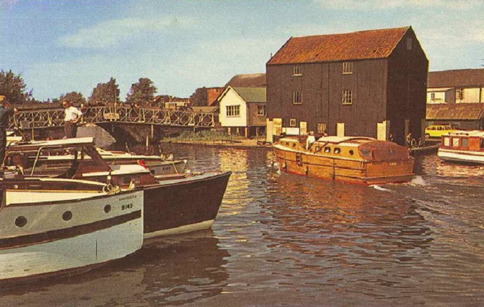 Granary Staithe at Wroxham c1960